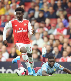  Arsenal Kid Saka Impresses, Gets Above Average Ratings Versus Aston Villa